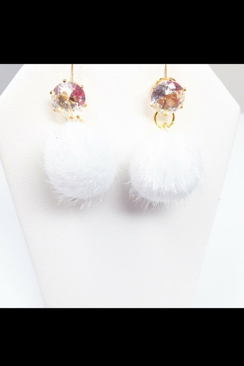 Dangle - Fuzzy Drop Earrings