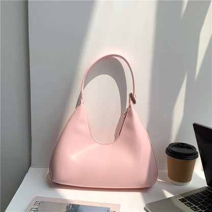 Womens Niche Underarm PU Leather Shoulder Bag