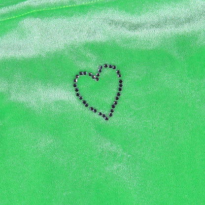 Split love hot rhinestone tube top dress