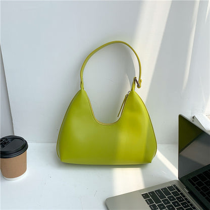 Womens Niche Underarm PU Leather Shoulder Bag