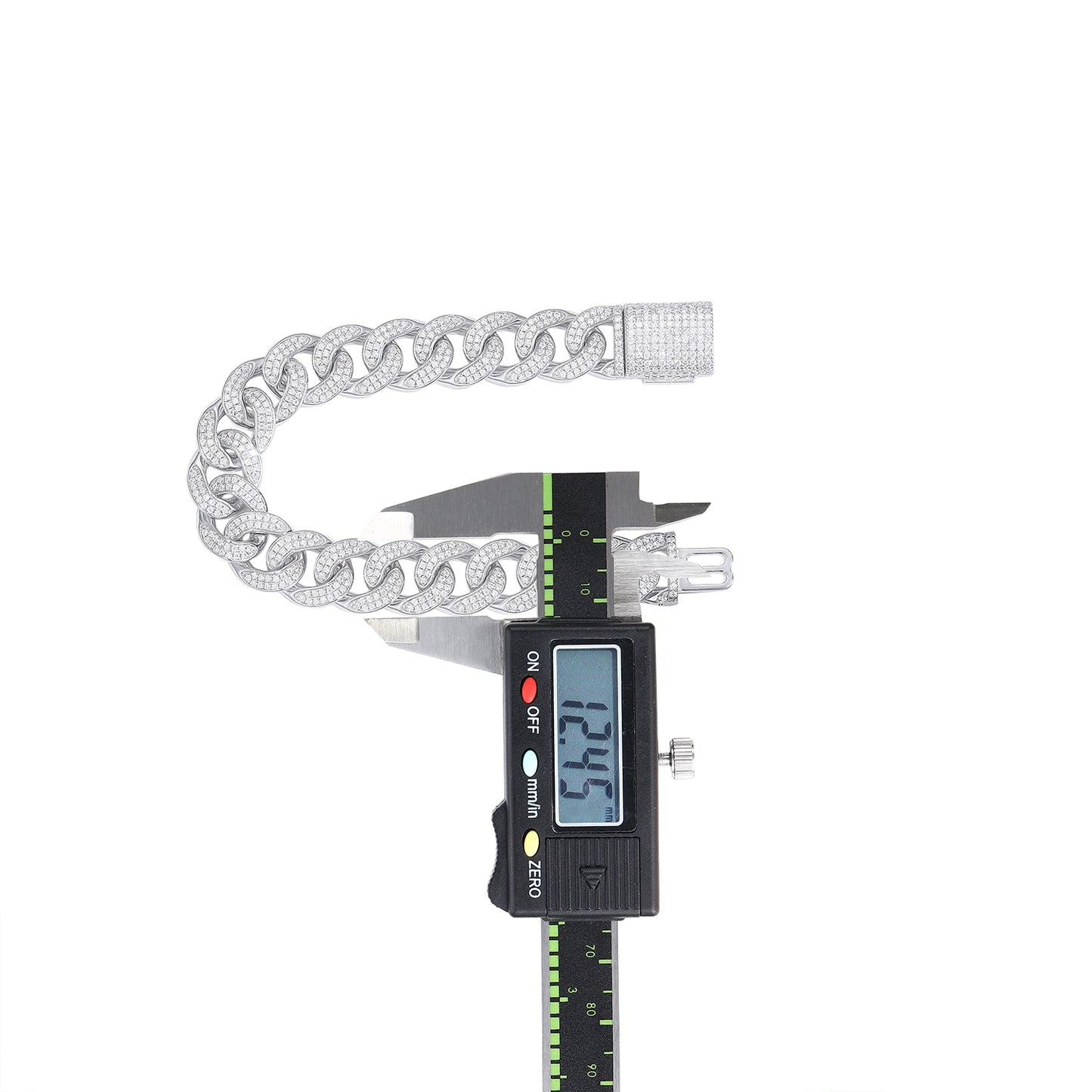 Set With Top-quality Moissanite, This Luxurious And Fashionable Light Luxury Jewelry Silver Bracelet Is Made Of S925 Silver Electroplated With Platinum