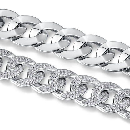 Set With Top-quality Moissanite, This Luxurious And Fashionable Light Luxury Jewelry Silver Bracelet Is Made Of S925 Silver Electroplated With Platinum