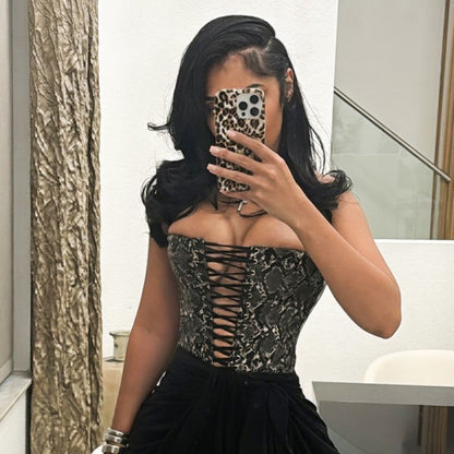 Women's Fashion Polyester Corset Top