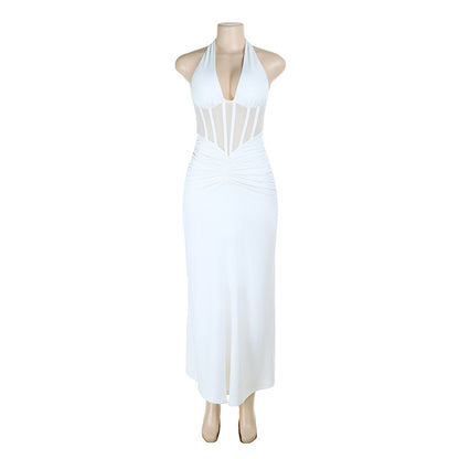 Elegant Backless Quality Banquet Gown