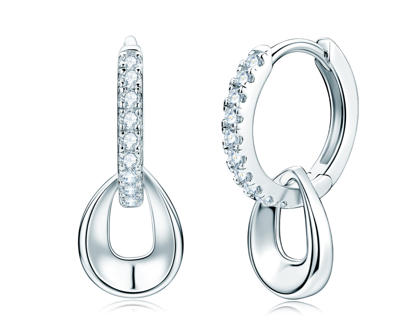 Instagram-style Long Tassel Moissanite Earrings For Women 925 Sterling Silver Ear Jewelry