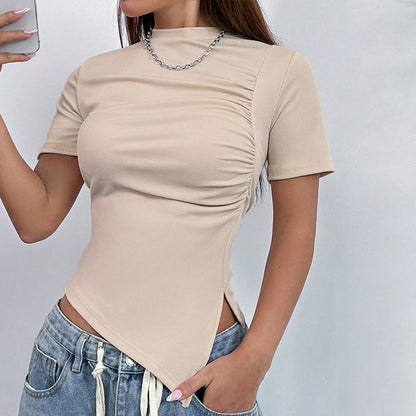 T-shirt Springsummer New Sweet And Spicy Style Fitted Top