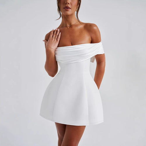 Women's Halter-neck Zippered Backless Dress