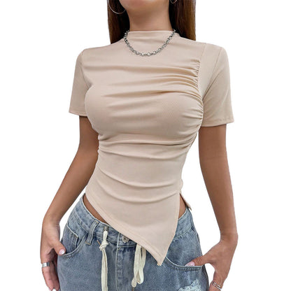 T-shirt Springsummer New Sweet And Spicy Style Fitted Top