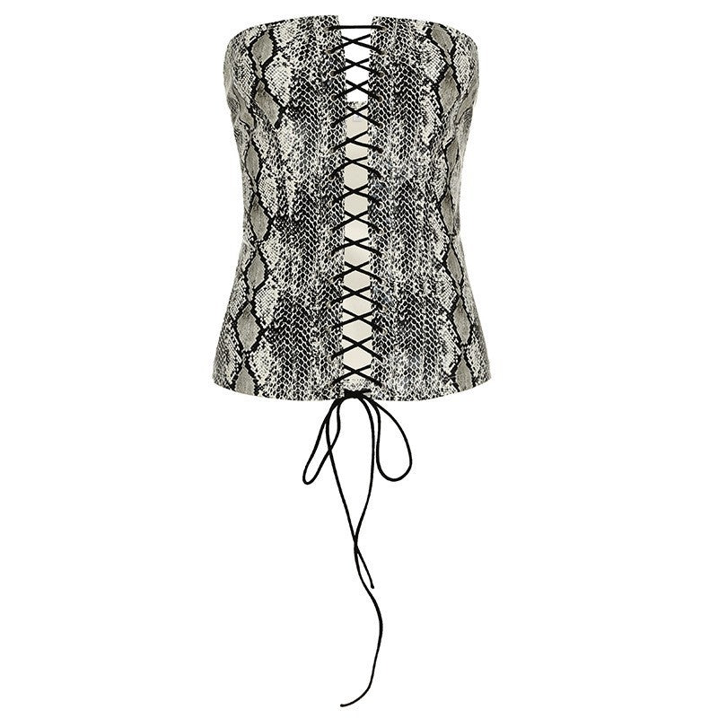 Women's Fashion Polyester Corset Top