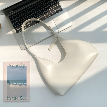 Womens Niche Underarm PU Leather Shoulder Bag