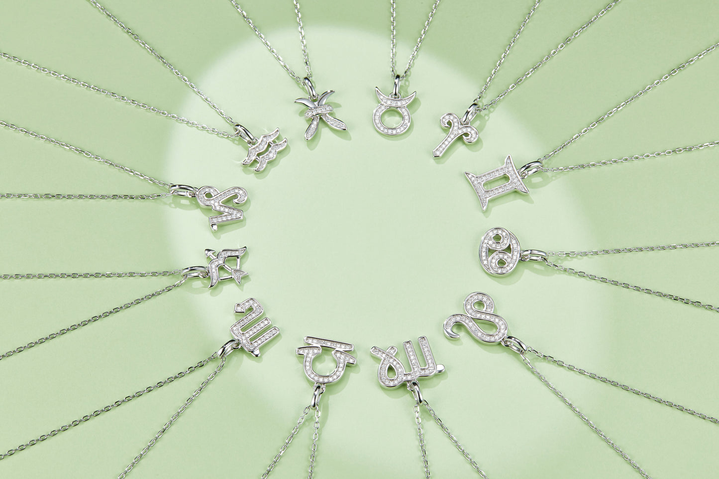 12 Zodiac Signs - Leo, Set With Top-quality Moissanite Luxury And Fashionable Light Luxury Trend Jewelry, Silver Necklace Pendant S925 Silver Electroplated Platinum
