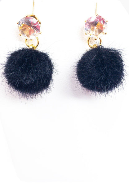 Dangle - Fuzzy Drop Earrings
