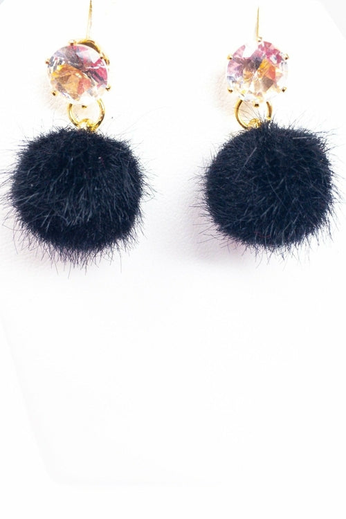 Dangle - Fuzzy Drop Earrings