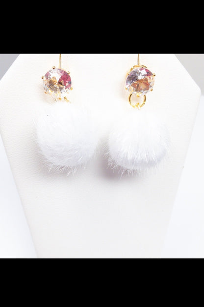 Dangle - Fuzzy Drop Earrings