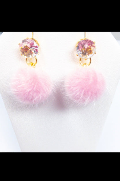 Dangle - Fuzzy Drop Earrings