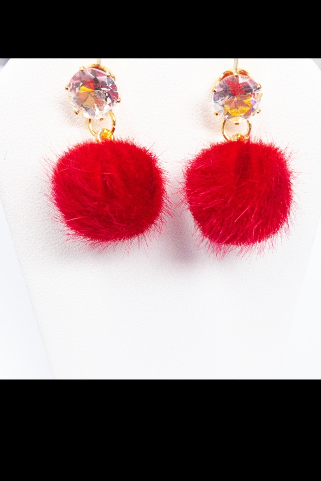 Dangle - Fuzzy Drop Earrings